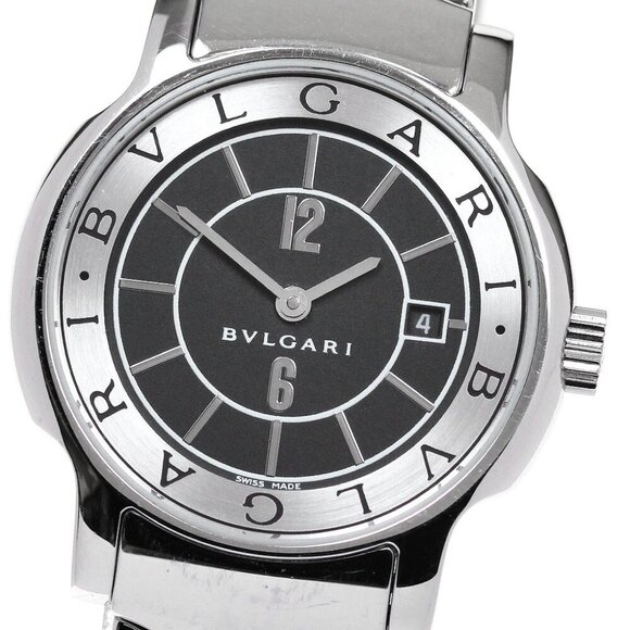 BVLGARI Solo tempo ST29S Date Black Dial Quartz Ladies Watch_868174 main image 5